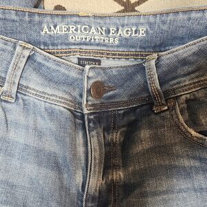 American Eagle Outfitters Men's Light Blue Skinny Jeans
